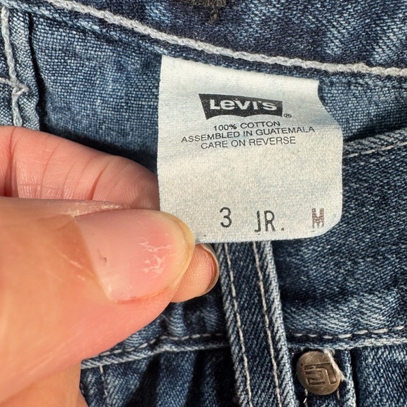 Levis L2 Jeans Womens 3 Blue Bootcut Low Rise Medium Wash Vintage - Picture 4 of 12